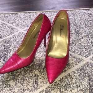 Pink heels